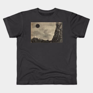 Black Moon Mountain Kids T-Shirt